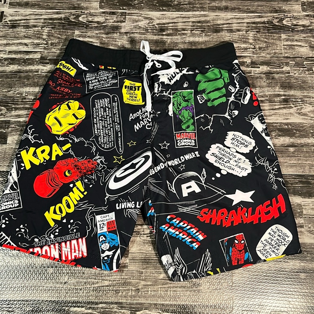 Marvel Hulk Comic Boardshorts